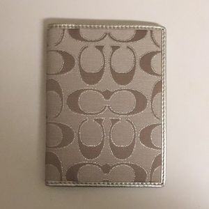 Coach Monogram passport case / credit card holder